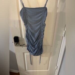 Iris Blue Mini Dress